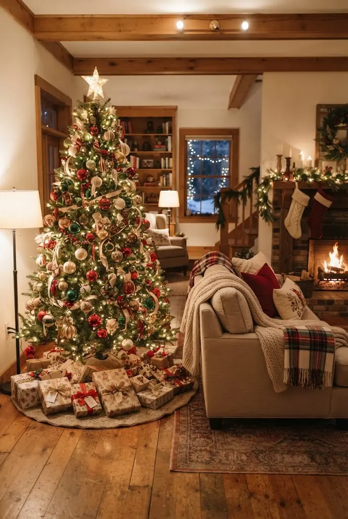 19 Christmas Living Room Decor Ideas for a Charming Holiday Look