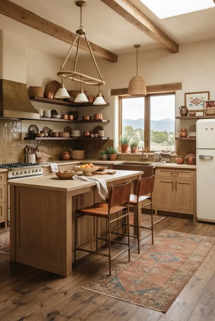 14 Western Boho Kitchen Elements for a Relaxed Ranch Feel