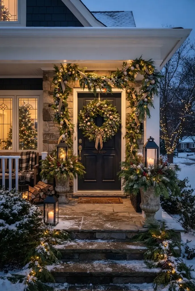24 Christmas Porch Decor Ideas for a Festive Holiday Welcome