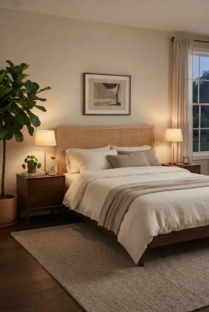 27 Bamboo and Rattan Headboard Ideas for a Cozy Natural Bedroom
