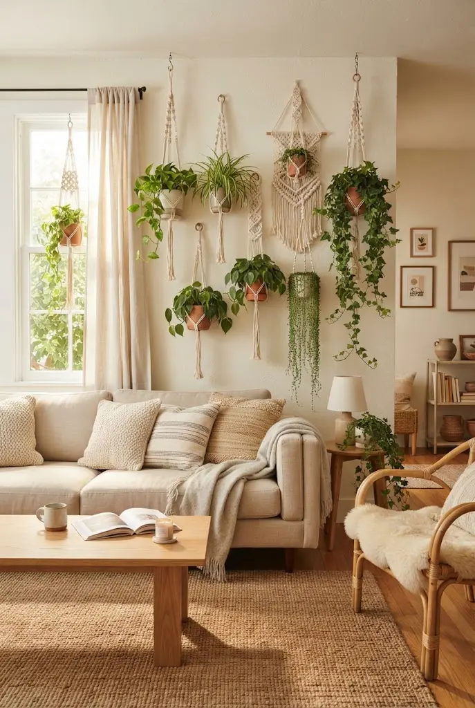 14 DIY Plant Wall Ideas to Bring Nature Into Your Living Room