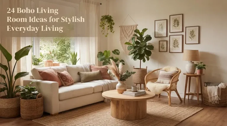 24 Boho Living Room Ideas for Stylish Everyday Living