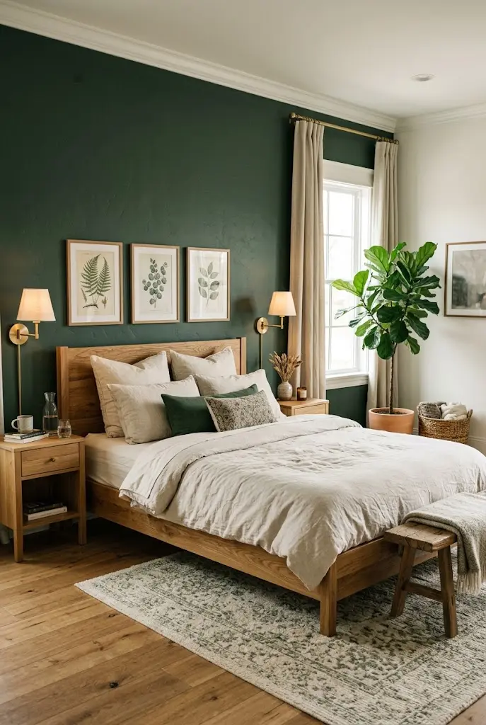 31 Ways to Create a Green Natural Bedroom Inspired by Nature